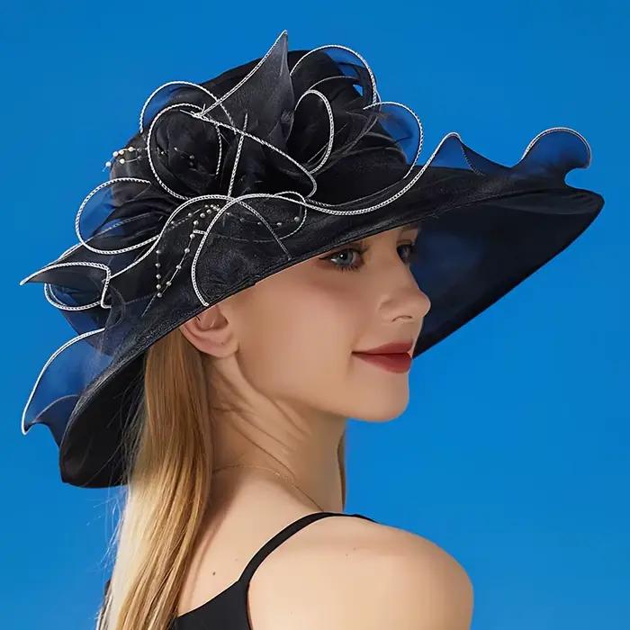 Chapeau en velours élégant et sophistiqué