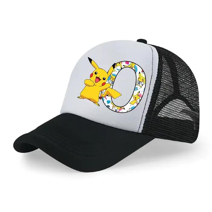 Nouvelles casquettes de baseball Pokémon à lettres