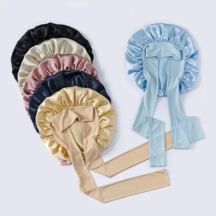 Bonnet de couchage en soie de mûrier pour femmes