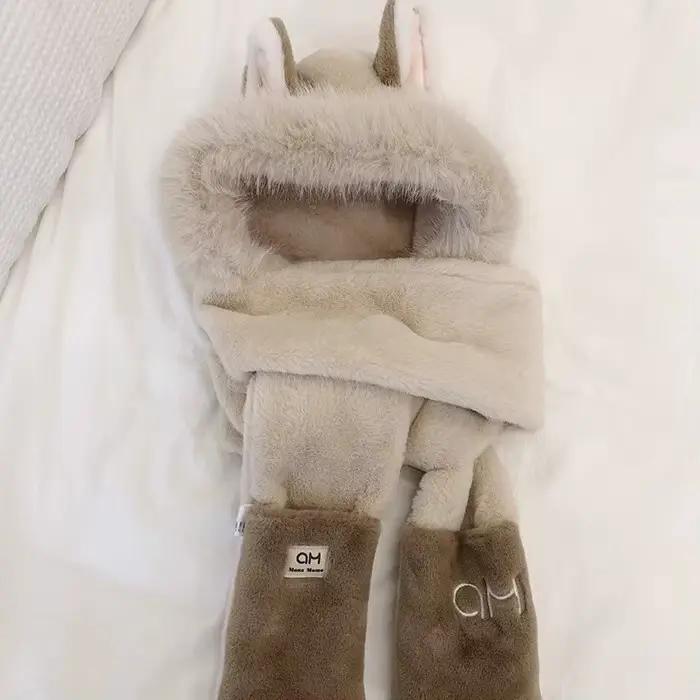 Chapeau de Ski en peluche renard