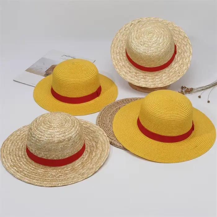 Chapeau de paille Luffy pour hommes et femmes
