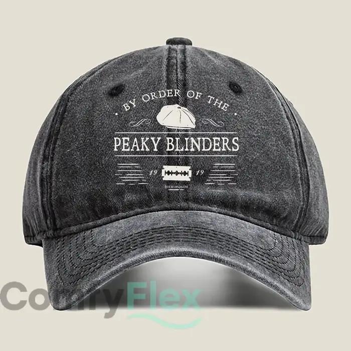 Peaky Blinders TV Retro - Text Graphic Art Design Baseball Cap Men Women Distressed Washed Sun Cap Outdoor Workouts Hat