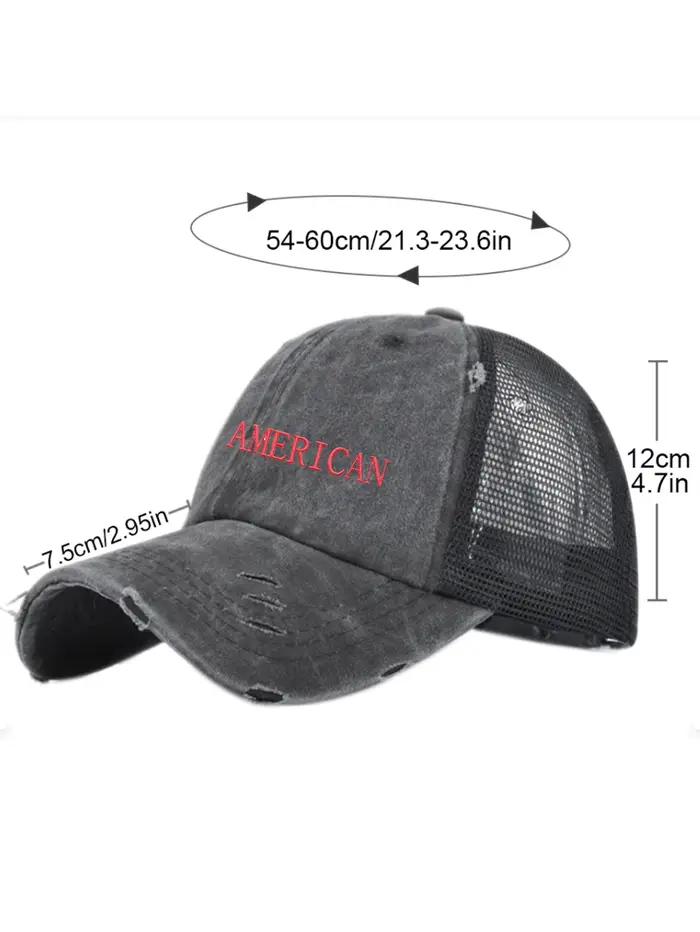 Casquette de baseball rétro pour femme