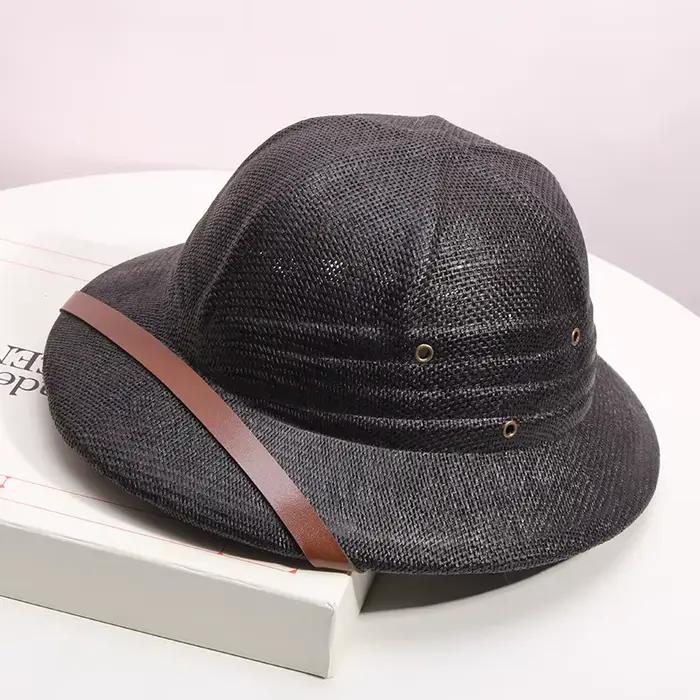 Chapeau de soleil sportif en paille rigide pour hommes printemps été plage MULTICOULEUR protection solaire élégant et polyvalent
