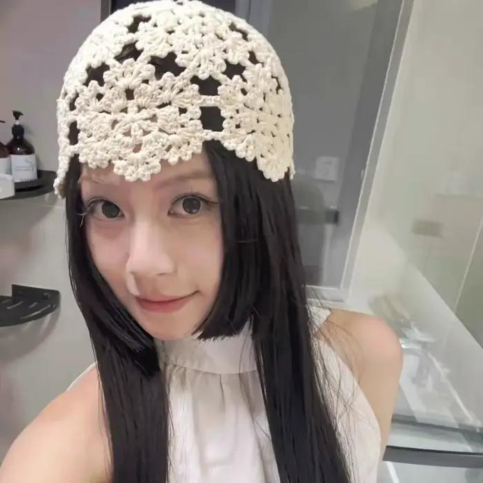 Bonnet en crochet pour femme