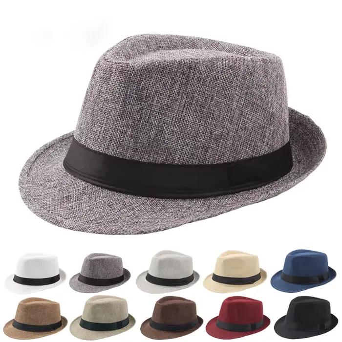 Chapeau de paille à large bord pour hommes et femmes