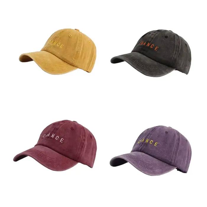 Casquette de Baseball en Coton Délavé pour Homme et Femme