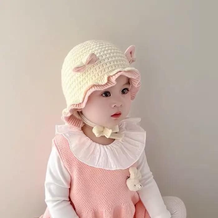 Chapeau en laine pour bébé
