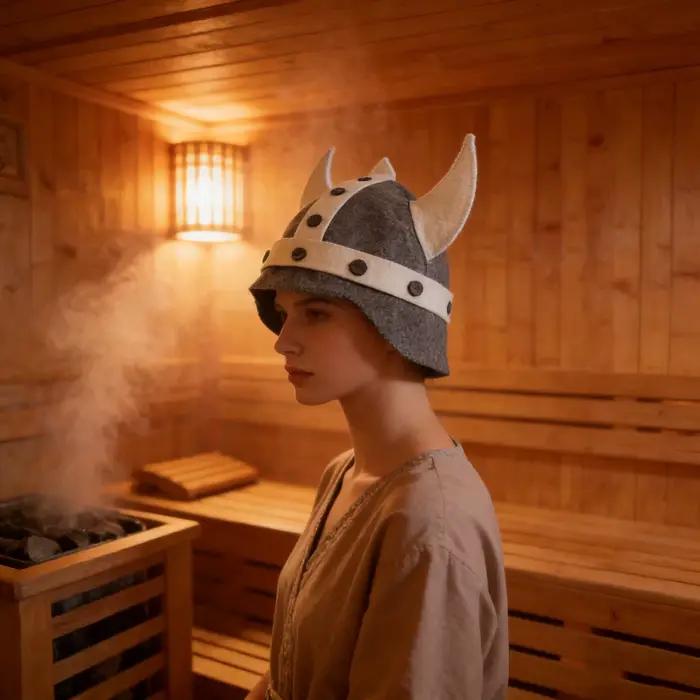 Chapeau de sauna en feutre