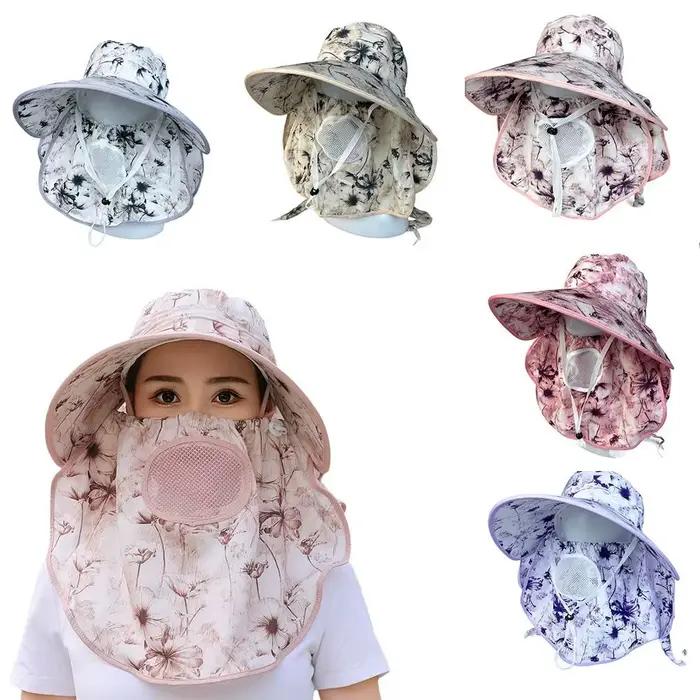 Chapeau de soleil intégral pour femme
