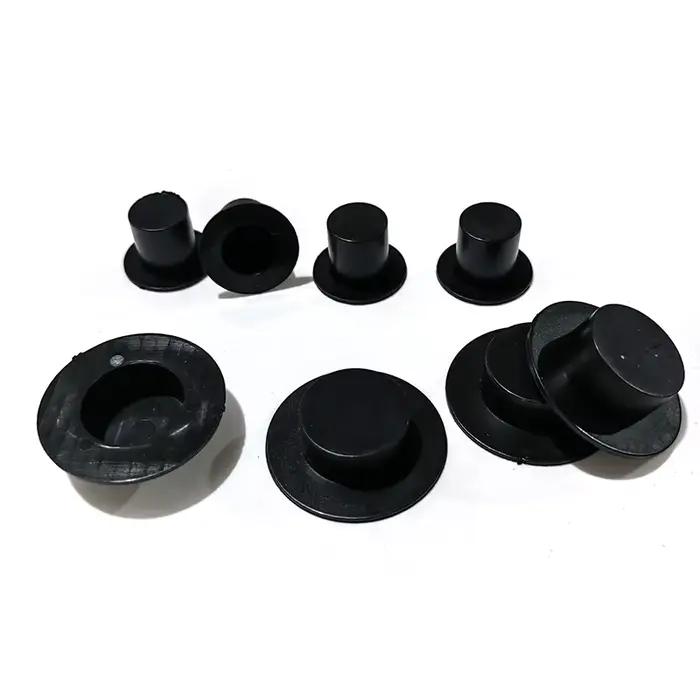 Mini chapeau de clown en plastique noir