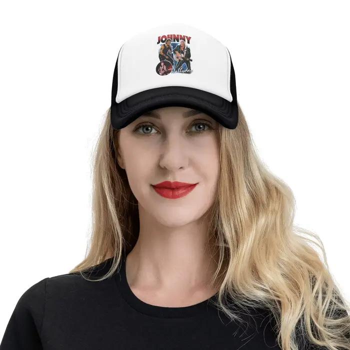 Casquette de camionneur classique unisexe Johnny Hallyday
