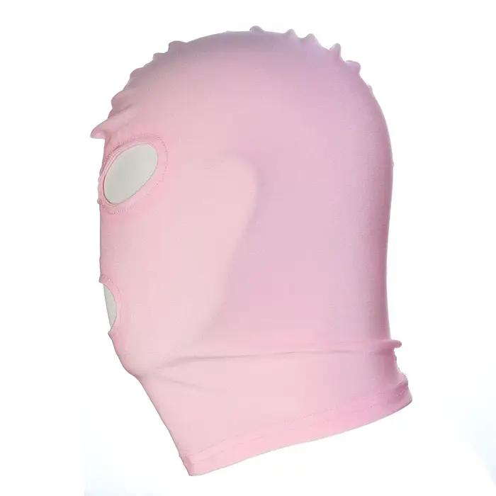 Casquette cagoule élastique rose clair M/L