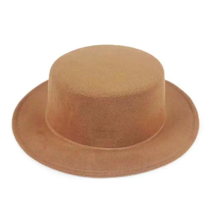 Chapeau plat rétro français pour femme
