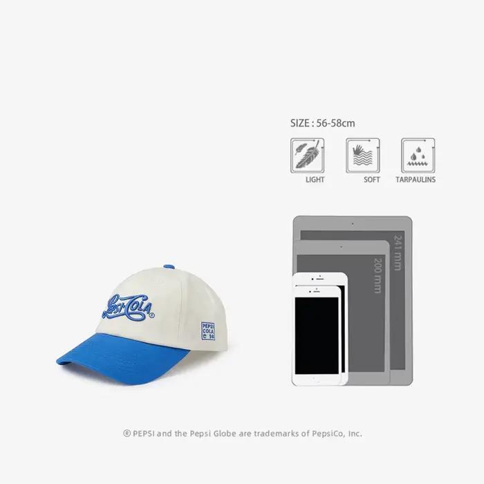 Pepsi Classic Casquette avec logo brodé Iconographie de conception frontale avec des motifs traditionnels Sensibilité culturelle haute visibilité