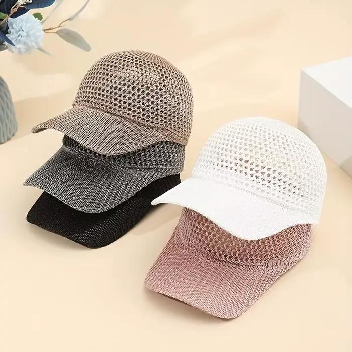 Casquette de baseball respirante en maille pour femme – Simple