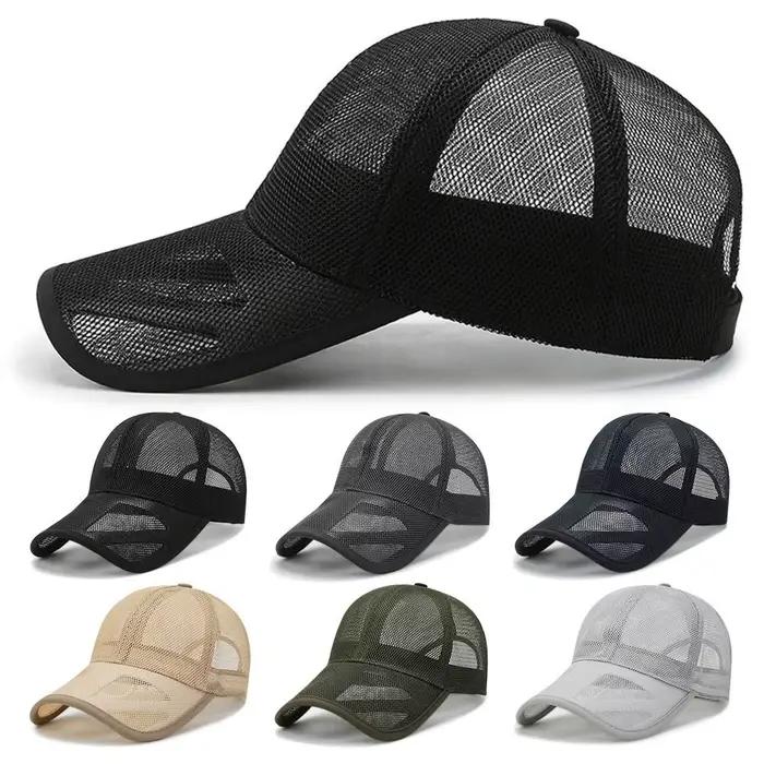Casquettes de protection solaire respirantes pour hommes et femmes