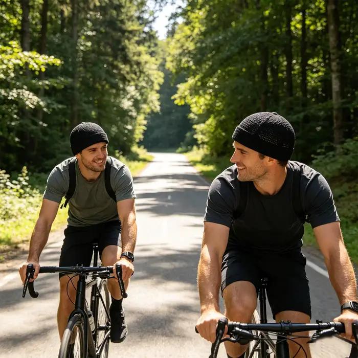 Chapeau sans bord en maille respirante