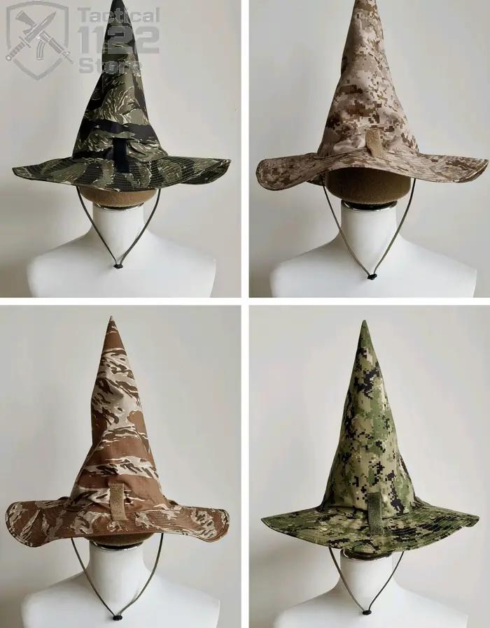 Chapeau tactique camouflage à large bord