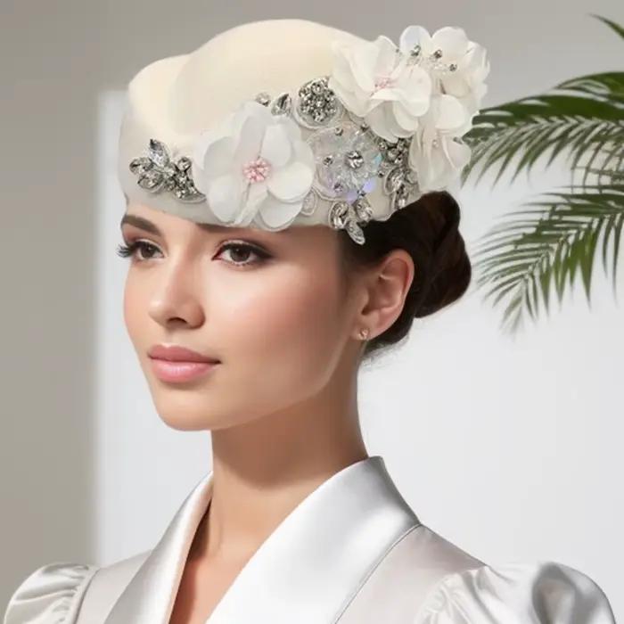 Chapeaux de mariage rétro
