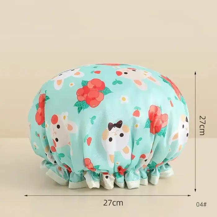 Bonnet de douche imperméable pour filles