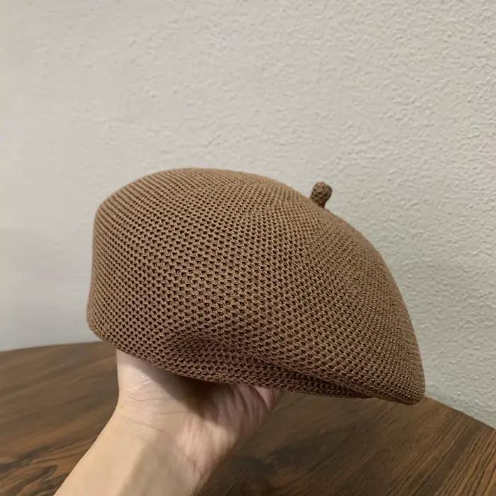 Béret d'été simple et uni pour femme – Qualité supérieure