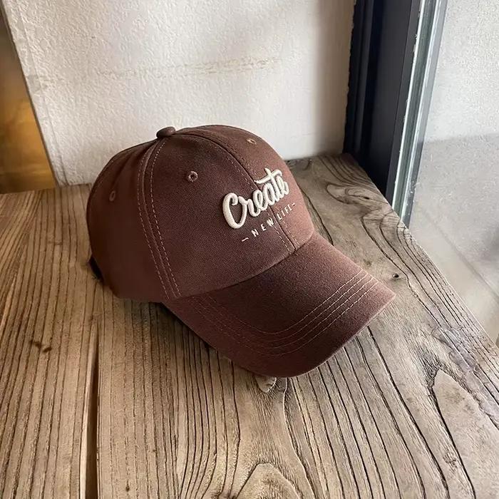 Nouveau chapeau de baseball rigide pour grandes têtes femmes avec langue de canard couleurs variées ajustement parfait occasions estivales et hivernales