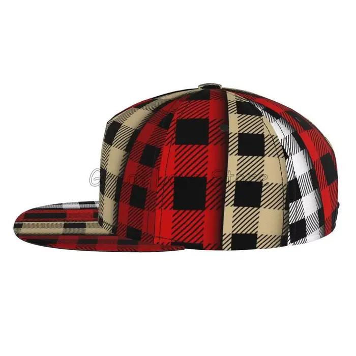 Ensemble de bûcheron Buffalo Plaid casquette de Baseball pour hommes adultes