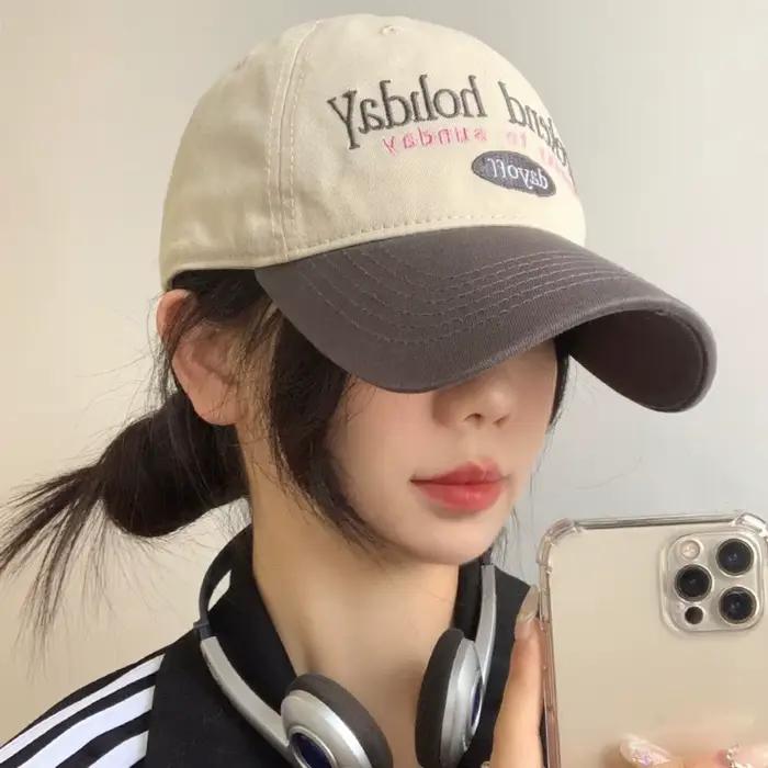 Retro Baseball Cap Versatile Cotton Dad Hats Simple Anti-Sun Hip Hop Gorras Outdoor Sports