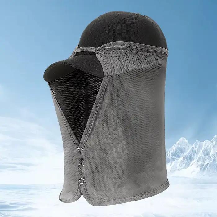 Casquette de pêche à séchage rapide avec protection solaire pour le visage et le cou