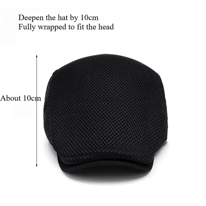 Chapeau Seau en Maille Perforée Béret Respirant Tendance Polyvalent pour Femmes Quatre Saisons Occasions Spéciales
