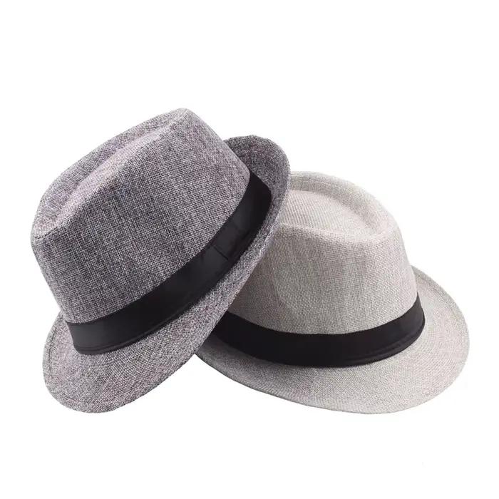 Chapeau de paille à large bord pour hommes et femmes