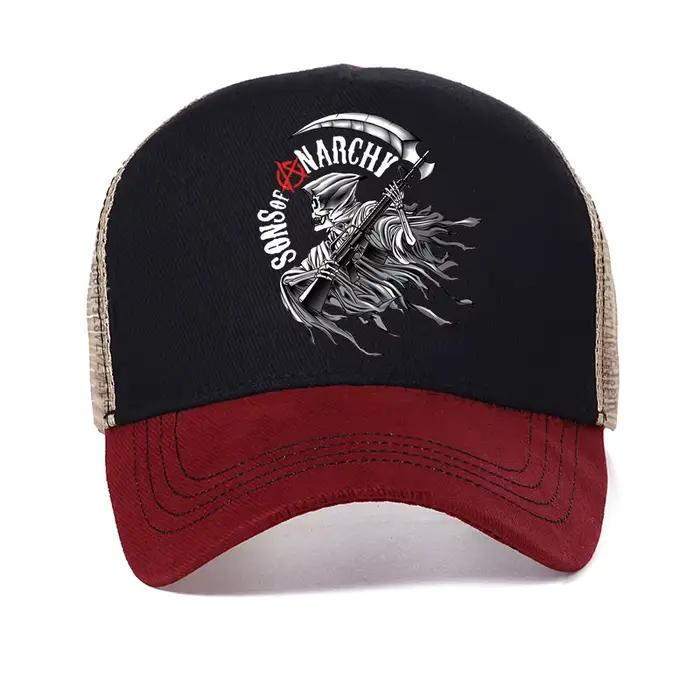 Casquette de baseball SAMCRO SOA Sons of Anarchy Skull