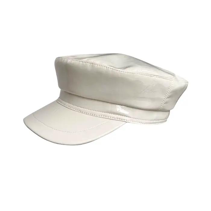 Casquette nautique en PU pour femmes