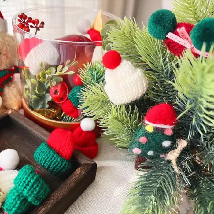 Mini chapeau de noël, Mini écharpe