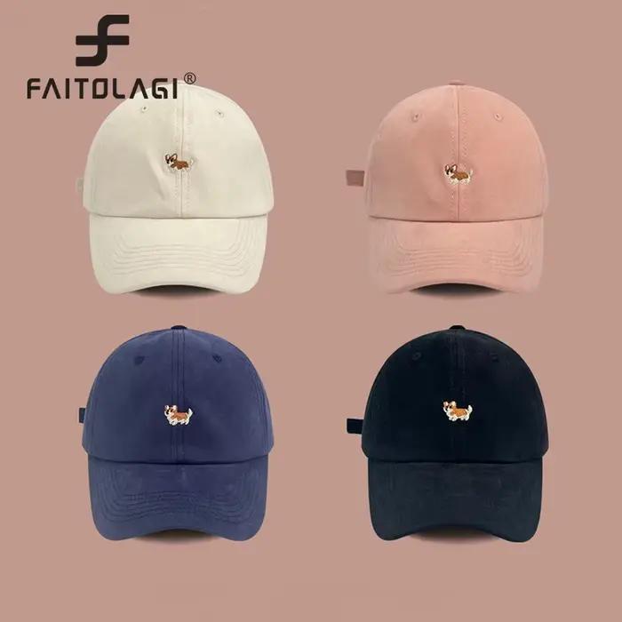 Chapeau de Baseball brodé de chien pour hommes et femmes