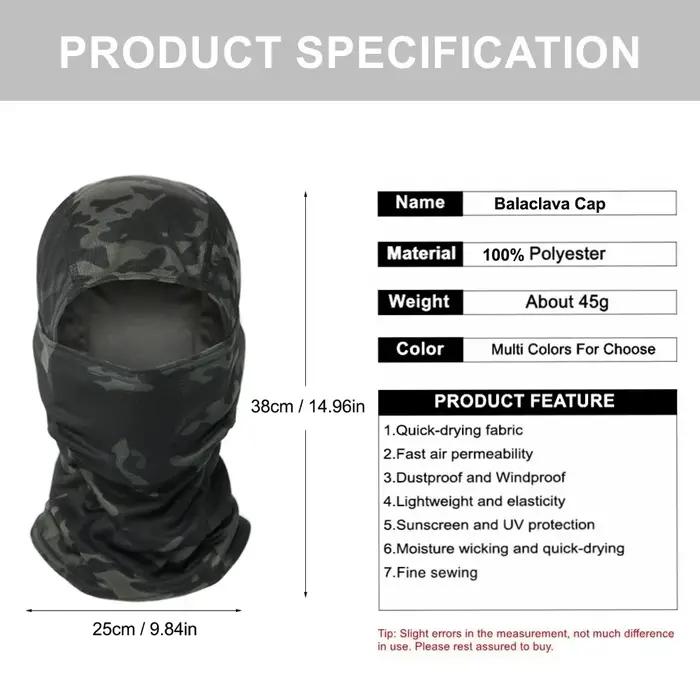 Cagoule de Camouflage respirante pour hommes