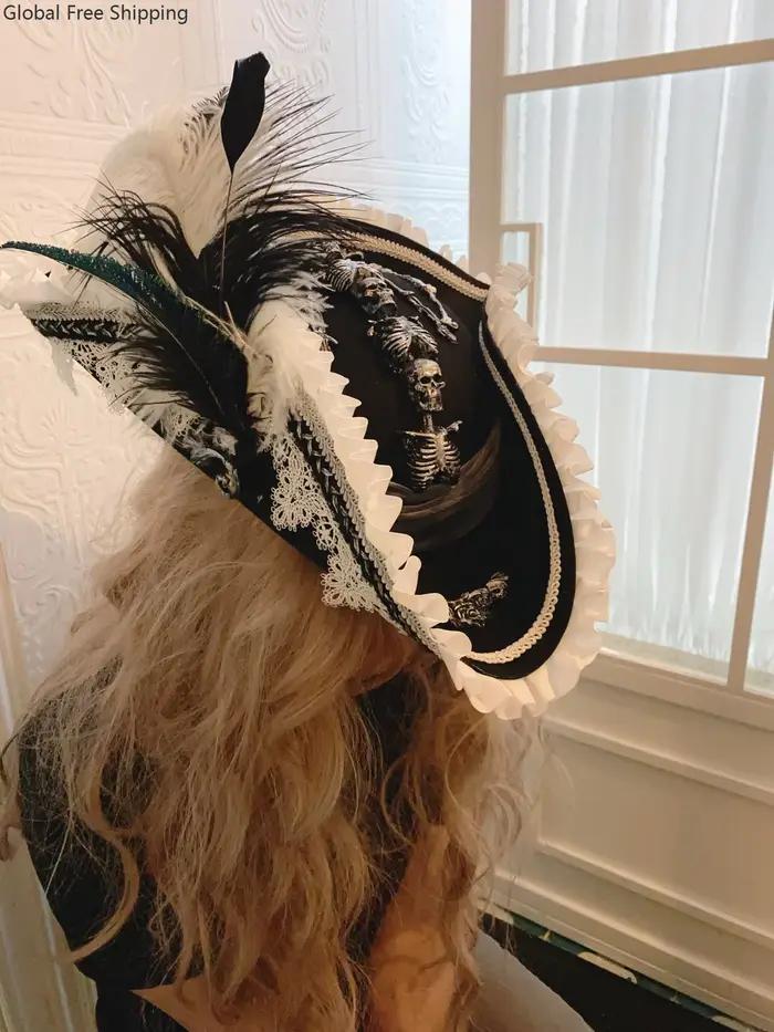 Chapeau de Pirate rétro gothique