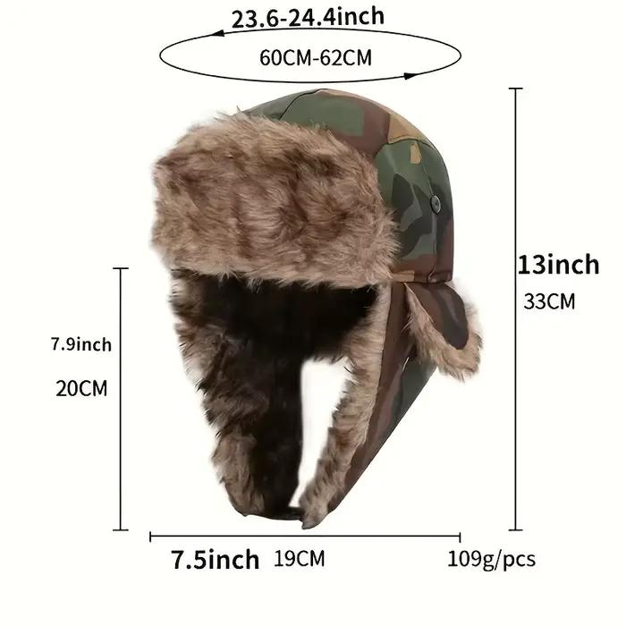 Chapeau de chasseur de Camouflage d'hiver