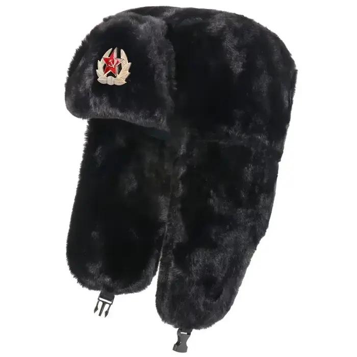 Chapeau Ushanka de style soviétique pour hommes et femmes