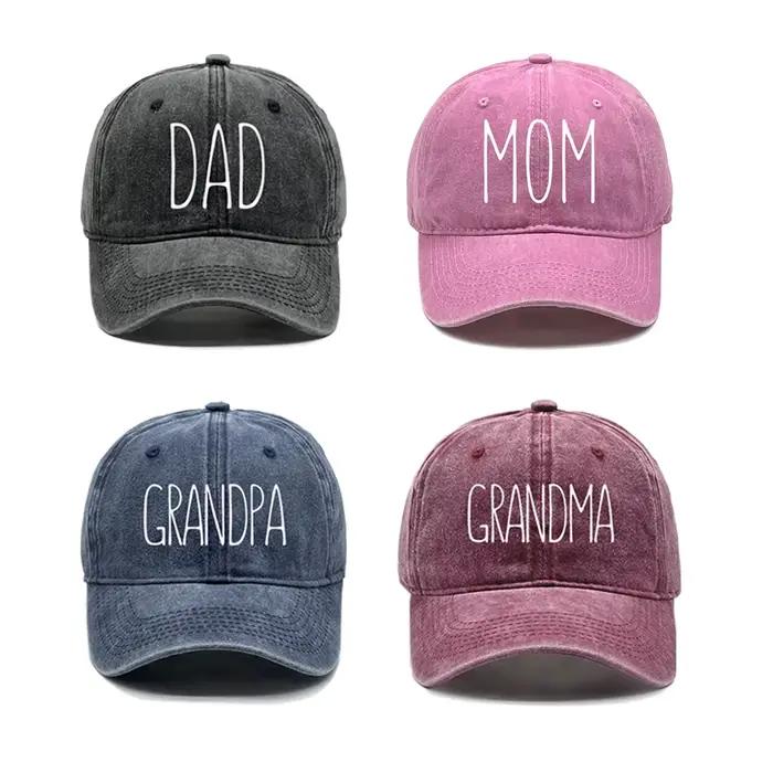 Casquette de baseball en coton respirante pour hommes et femmes