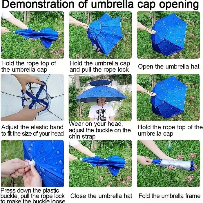 Chapeau parapluie toutes saisons