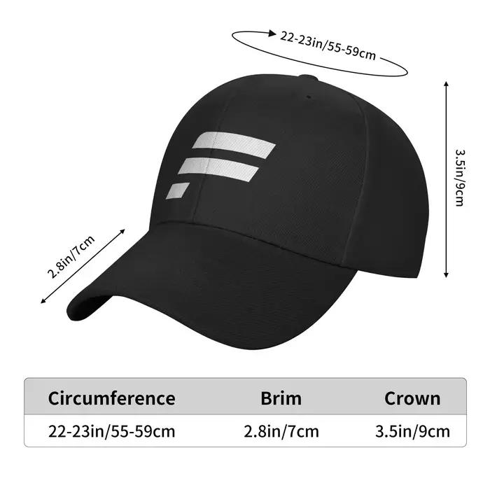 Casquette de baseball Fanatec F blanche classique pour femmes et hommes