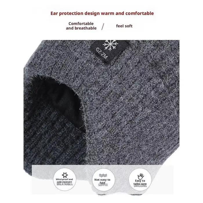 Chapeau chaud d'hiver pour hommes âgés d'âge moyen