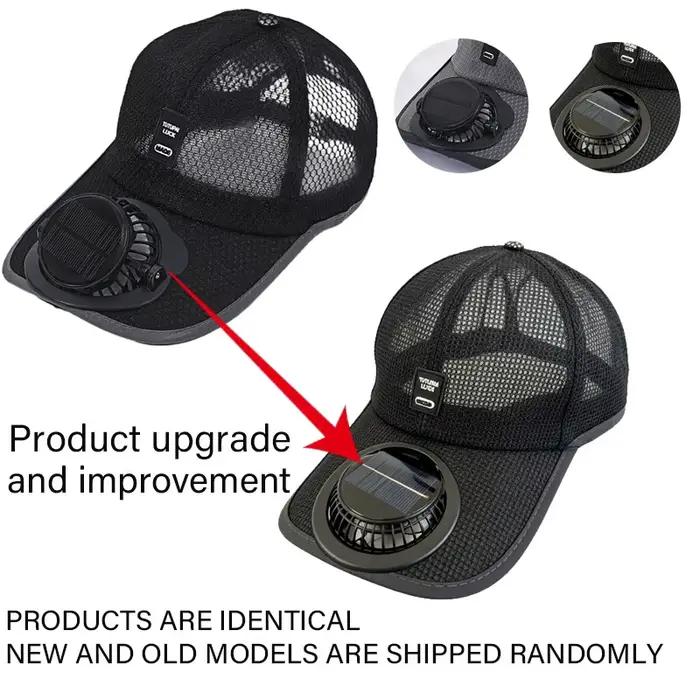 Casquette solaire avec ventilateur