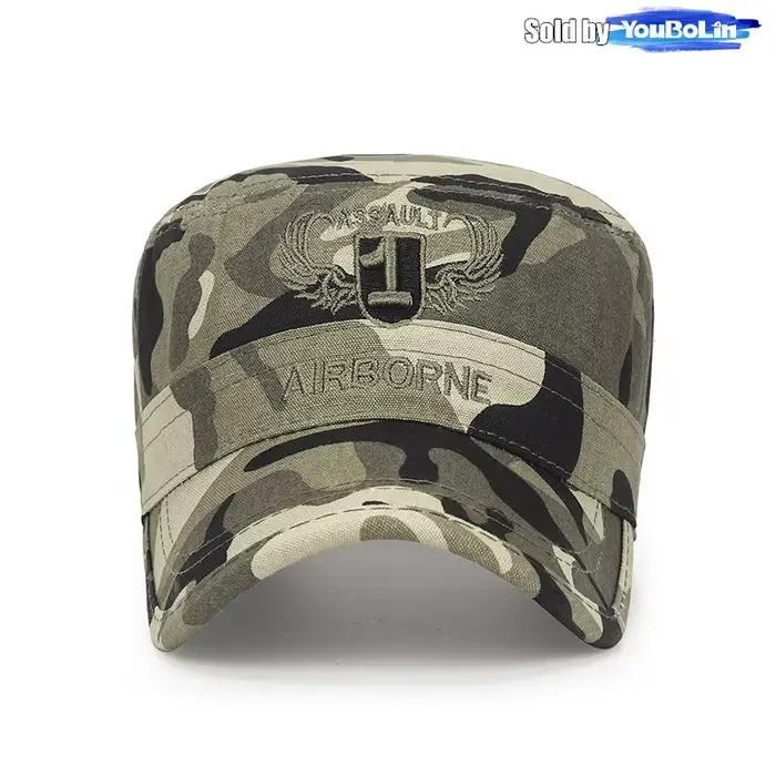 AIRBORNE Airborne Commando Cadet Casquette plate Chapeau de soleil Casquettes de camionneur Chapeaux de papa