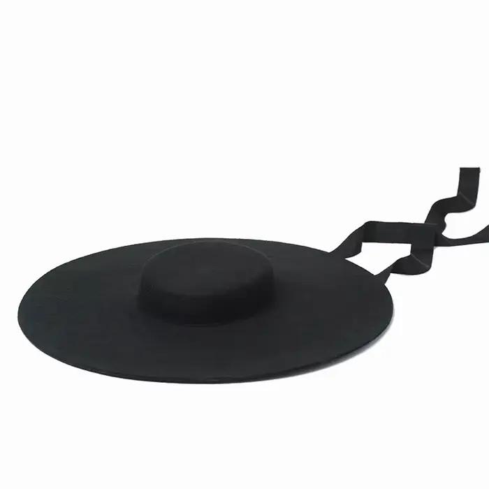 Chapeau en super laine rouge extra large pour hommes et femmes