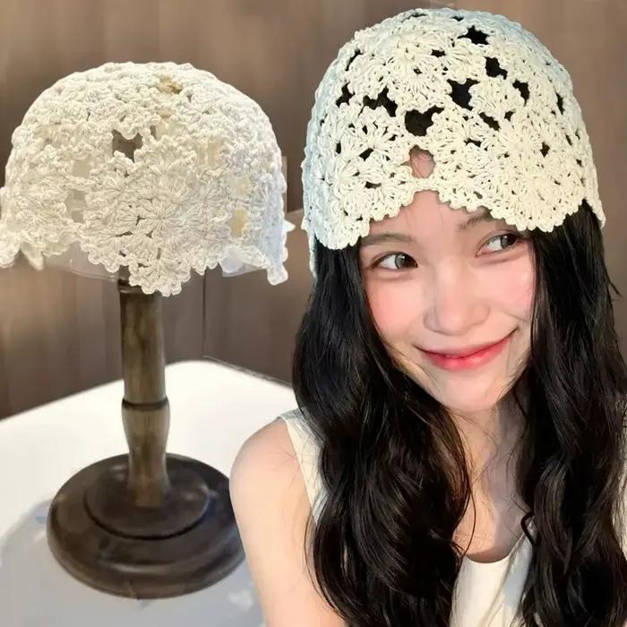 Bonnet en crochet pour femme