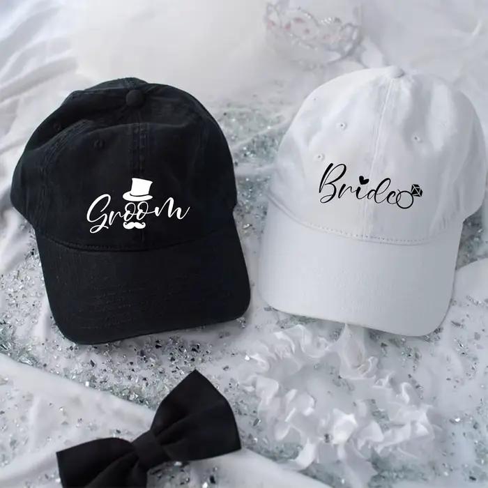 Chapeau de mariée et de marié