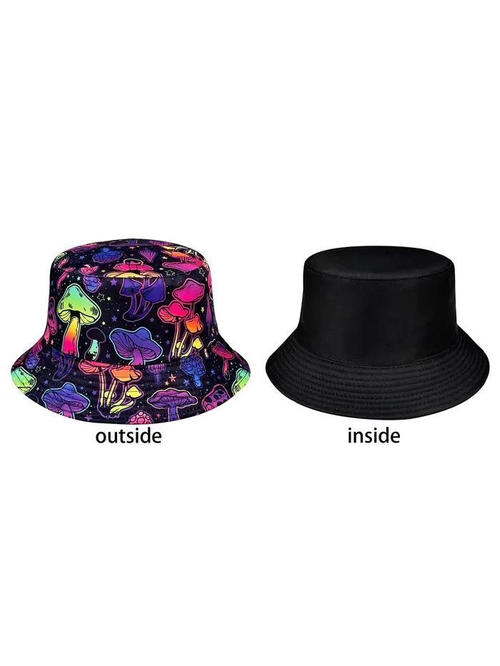 Chapeau seau champignon coloré de rêve